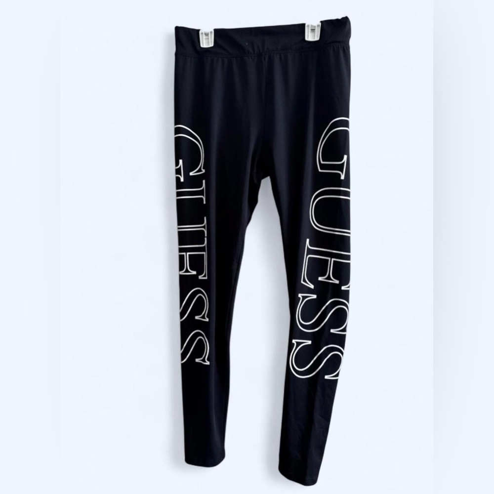 GUESS Navy Blue Leggings with Bold Logo